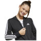 Adidas Παιδική ζακέτα Essentials 3-Stripes Full-Zip Cropped Hoodie Adidas Παιδική ζακέτα Essentials 3-Stripes Full-Zip Cropped Hoodie